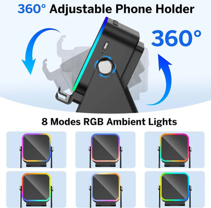 AuraSync™ 5-in-1 Smart Speaker Stand