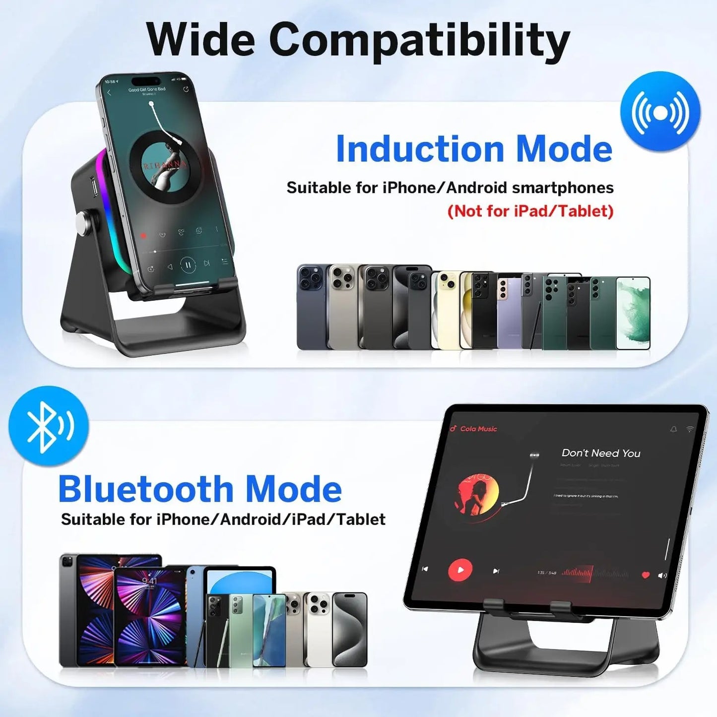 AuraSync™ 5-in-1 Smart Speaker Stand