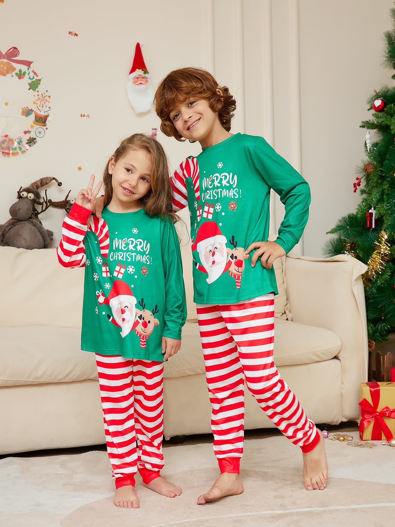 Merry Xmas Family Set Matching Outfits
