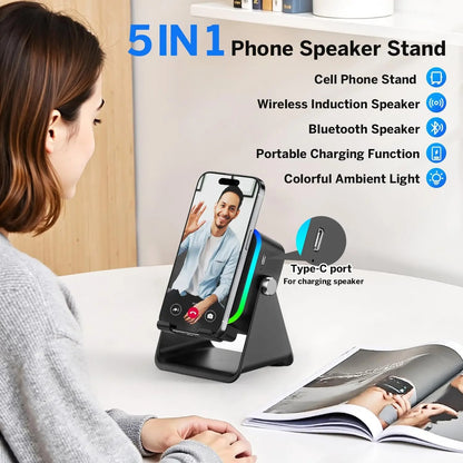 AuraSync™ 5-in-1 Smart Speaker Stand