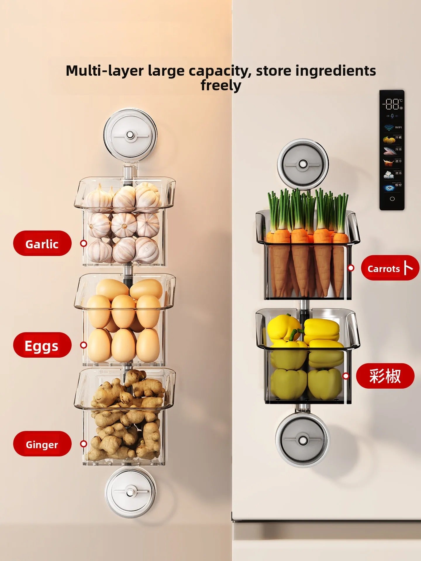 SpaceSaver™ Rotating Kitchen Organizer
