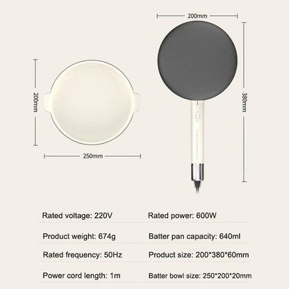 FlippaChef™ Instant Crepe & Pancake Maker