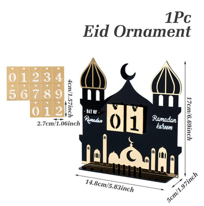Ramadan Countdown Calendar Eid Mubarak Ornament