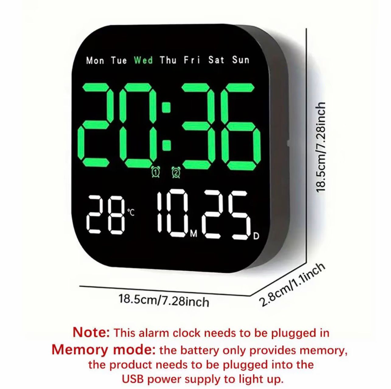 TimeMax™ Smart Wall Clock