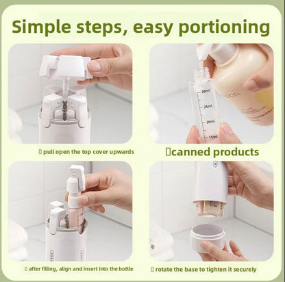 TravelFlow™ 4-in-1 Dispenser