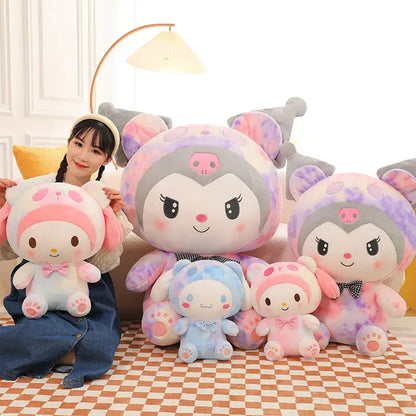 Kawaii  Anime Plush Toys Kuromi, My Melody, Cinnamoroll,