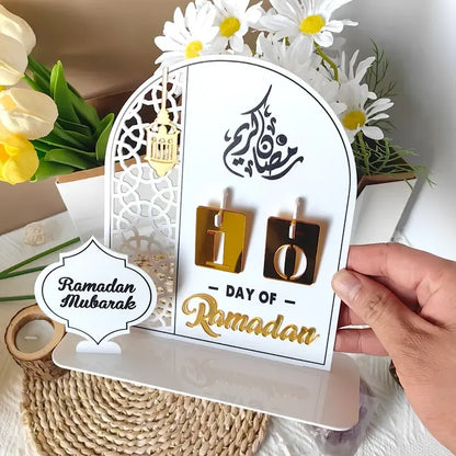 Ramadan Countdown Calendar Eid Mubarak Ornament