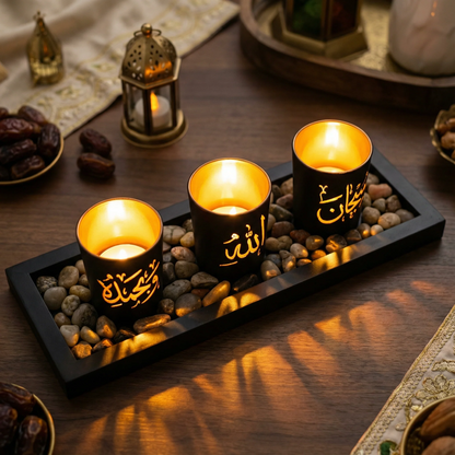 Arabic Calligraphy Candle Holder