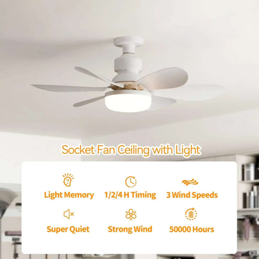 Crystal Nest™ Socket Fan Light